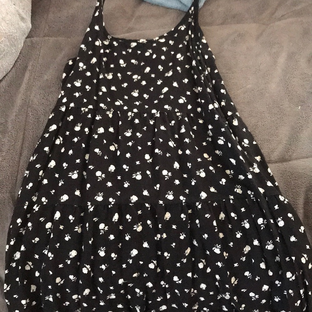 Black rose dress/cover up